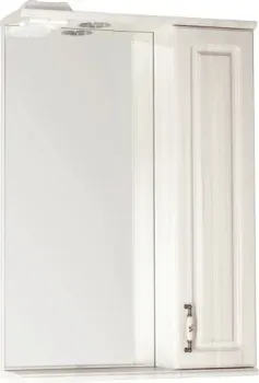 Symbolite Шкаф с зеркалом для ванной Олеандр-2 550/С (рельеф пастель)