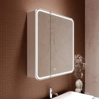 Silver Mirrors Шкаф с зеркалом для ванной Alliance 2 80.5x80 Slim LED-00002920