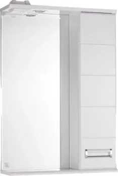 Symbolite Шкаф с зеркалом для ванной Ирис 550/С