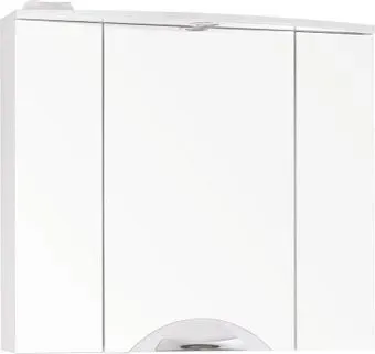 Symbolite Шкаф с зеркалом для ванной Жасмин 2 800/С Люкс (белый)