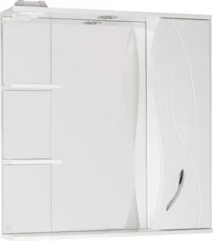 Symbolite Шкаф с зеркалом для ванной Амелия 750 (со светом)