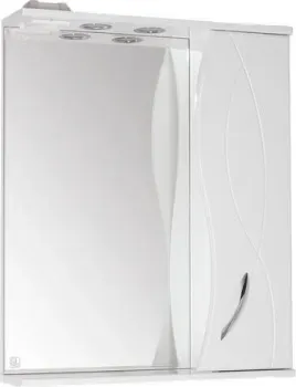 Symbolite Шкаф с зеркалом для ванной Амелия 650 (со светом)