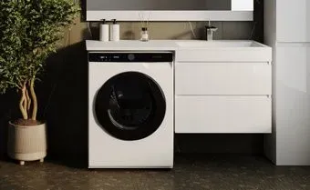Symbolite Тумба с умывальником Даллас 130 Люкс Plus + Даллас 130x48.2 (подвесная, правый, эмаль белый)