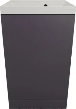 Symbolite Тумба под умывальник Моно 50 (графит нубук)