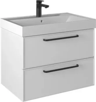 Briz Тумба с умывальником Кватро т18-70 Грэмми 246 03-18070-19 00 БЕЛ (белый матовый)