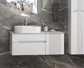 Brevita Тумба с умывальником Pallisandro 100 PAL-50100-501П2Я+PA01-100