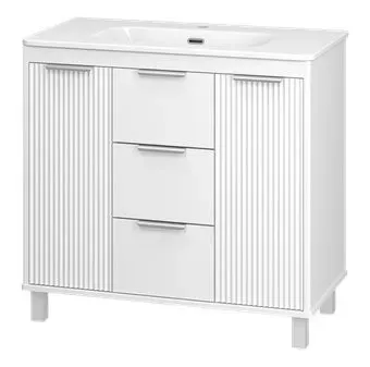 Brevita Тумба под умывальник Risacca 90 RIS-06090-0142Я (белый матовый)