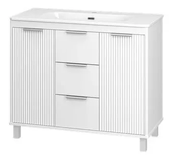 Brevita Тумба под умывальник Risacca 100 RIS-06100-0142Я (белый матовый)