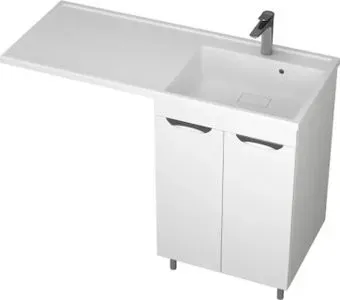 Uncoria Тумба с умывальником Мера 55 с 2-мя дв + Paola Magenta 1200 R (белый)