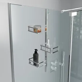 Veconi Полка для ванной Moderno MD-S-C9 (полированная сталь)