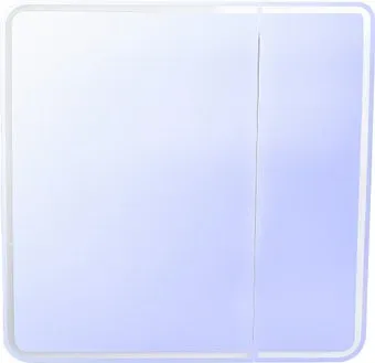 Symbolite Шкаф с зеркалом для ванной Каре 80x80 (с подсветкой, сенсор на зеркале)
