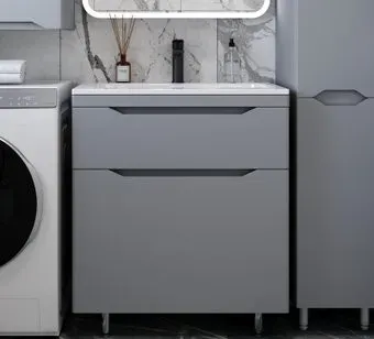 Symbolite Тумба под умывальник Марелла 70 Люкс Plus 2 ящика (серый)
