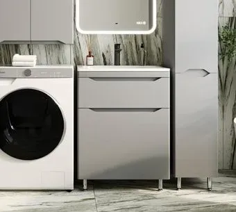 Symbolite Тумба под умывальник Марелла 60 Люкс Plus 2 ящика (серый)