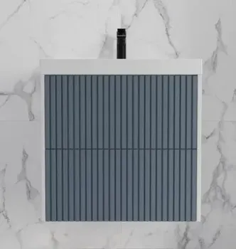 Symbolite Тумба под умывальник Стокгольм 60 Classic Push 2 ящика (подвесная, графит софт)