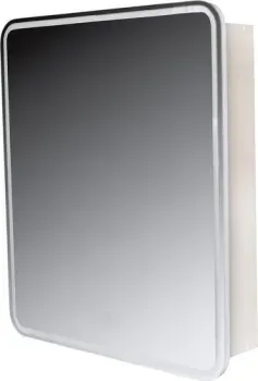 Symbolite Шкаф с зеркалом для ванной Каре 55x80 (с подсветкой, сенсор на зеркале)