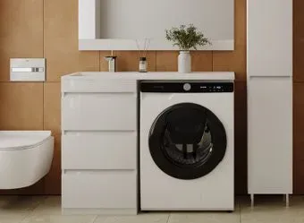 Symbolite Тумба под умывальник Даллас 110 Люкс Plus 3 ящика (белый)