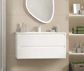 Brevita Тумба с умывальником Riva 100 RIV-07100-0102Я+B-OND100-01