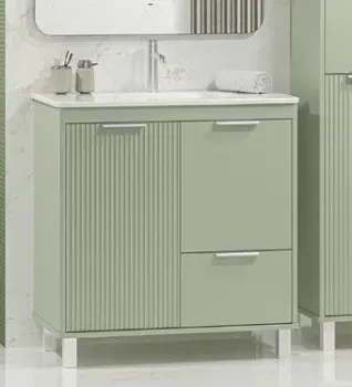 Brevita Тумба под умывальник Risacca Pistachio 80 RIS-06080-0842Я (фисташковый)