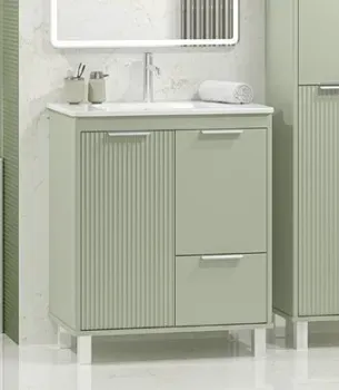 Brevita Тумба под умывальник Risacca Pistachio 70 RIS-06070-0842Я (фисташковый)