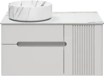 Brevita Тумба под умывальник Pallisandro 80 PAL-50080-501П2Я+PA01-80