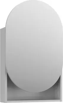 Lauter Шкаф с зеркалом Estel 50 (светло-серый полуматовый)