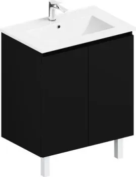 ЗОВ Тумба с умывальником Монови 70 M70LG0LGS-OL70 (антрацит)