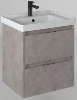 Briz Тумба с умывальником Чикаго 60 241 03-18060-15 00 БТН (бетон)