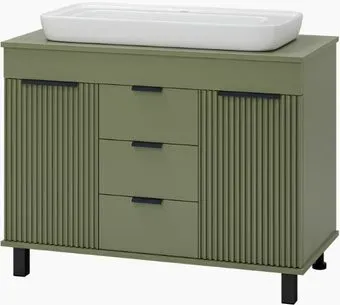 Brevita Тумба под умывальник Enfida 100 ENF-06100-0843Я (зеленый матовый)