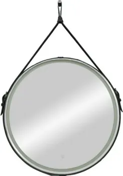 Континент Зеркало Millenium Black Led D 65 (натуральная кожа, черный)