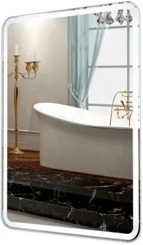 Пекам Зеркало Marta 1 80x110 marta1-80x110dp (с подсветкой,с сенсором на взмах руки,подогревом)