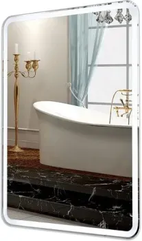 Пекам Зеркало Marta 1 60x90 marta1-60x90B (с подсветкой,с бесконтактным сенсором)