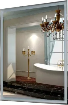 Пекам Зеркало Greta 80x90 greta-80x90B (с подсветкой и бесконтактным сенсором)