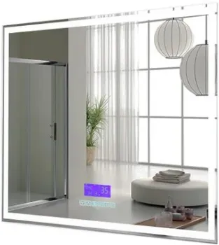 Пекам Зеркало Greta 100x80 greta-100x80MP (с подсветкой, с многофункциональной панелью, подогрев)