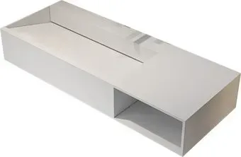Abber Тумба с умывальником Stein AS2640-1.2 R (подвесной, белый матовый)