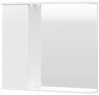 Volna Шкаф с зеркалом Joli 80 L (белый)