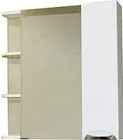 СанитаМебель Шкаф с зеркалом Камелия-12.70 Д3 (правый, белый)