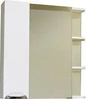 СанитаМебель Шкаф с зеркалом Камелия-12.70 Д3 (левый, белый)