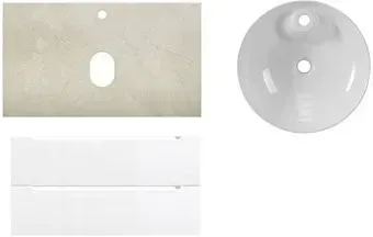 BelBagno Тумба с умывальником Etna 80 ETNA80BL-KEPMCO-1306-SET