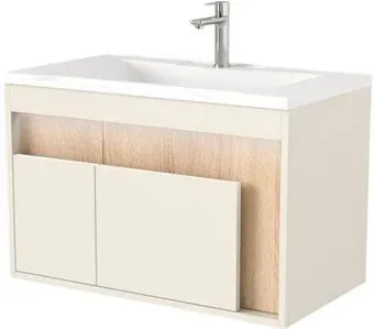 Дабер Тумба под умывальник 016 WeltWasser Deilbach 7517-80 Т16.8W.0.18_light (с подсветкой, бежевый/дуб бардолино)