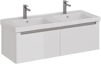 Lemark Тумба под умывальник Buno Mini 125 LM05BM125T (белый глянец)