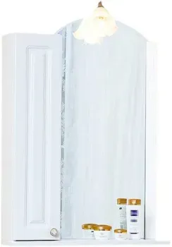 Бриклаер Зеркало Анна 60 L (белый глянец)