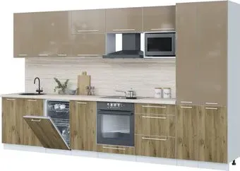 Интерлиния Пластик 3.6-ПМ4 (дуб эпоксид/капучино глянец/травертин серый)