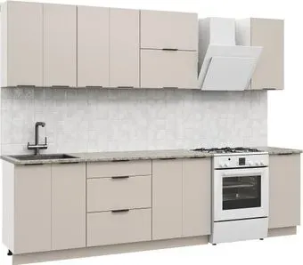 Mio Tesoro Софти-220 без столешницы (белый/кашемир)