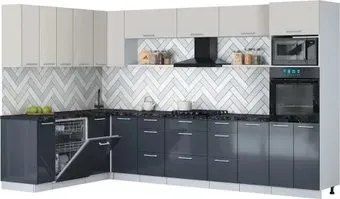 Интерлиния Мила Gloss 1.896х3.38-2 (асфальт глянец/кашемир/кастилло темный)