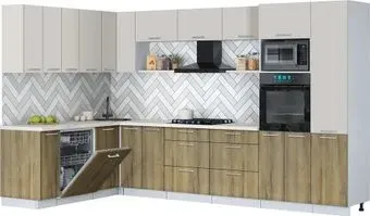 Интерлиния Мила Gloss 1.896х3.38 (дуб вотан/кашемир/бискайская сосна)