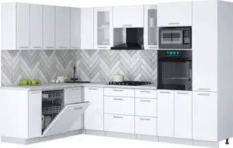 Интерлиния Мила Gloss 1.896х2.98 (белый/белый/серый каспий)