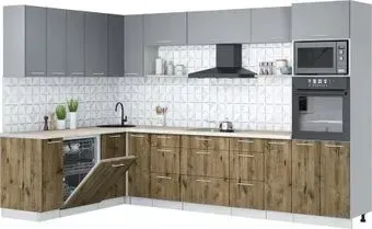 Интерлиния Мила Лайт 1.896х3.18 (серебро/дуб веллингтон/травертин серый)