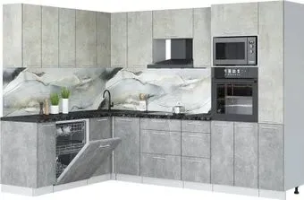 Интерлиния Мила Лайт 1.896х2.88 (бетон лайт/бетон/кастилло темный)