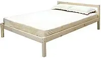 Мебельград Рино 160x200 с опорными брусками (массив сосны без покрытия)