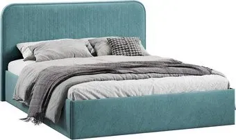 Трия Тиффани Тип 1 c ПМ 160x200 (микровелюр Wellmart Indigo)